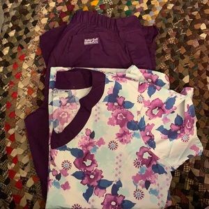 UA butter soft scrub outfit